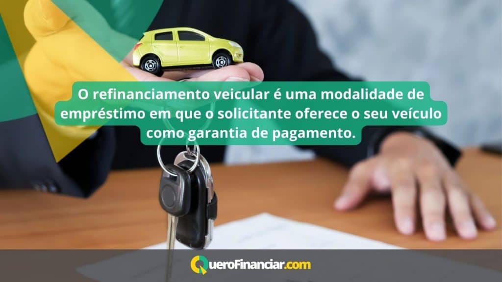 O refinanciamento veicular é uma modalidade de empréstimo em que o solicitante oferece o seu veículo como garantia de pagamento.